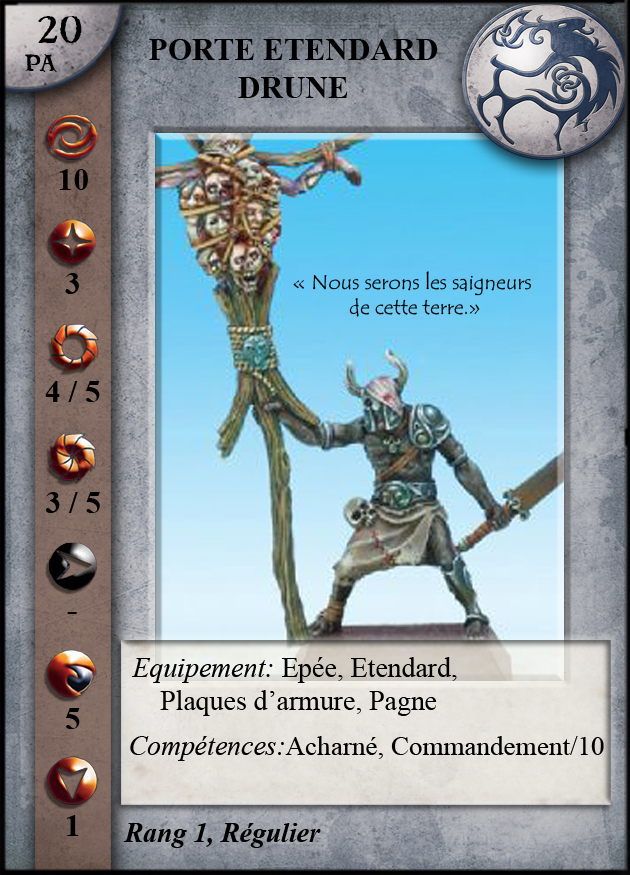 Porte-Étendard Drune